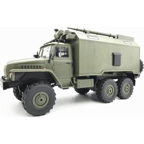 1/16 6WD WPL B36 Military Truck Model Assembly Kits with Rubber Tires 180 Motor