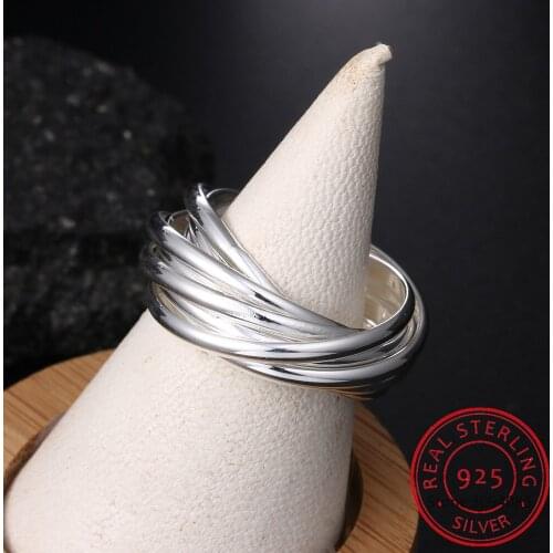 100% 925 Sterling Silver Jewelry Vintage Ethnic 9 Circle Silver Rings for Women Men Size 6 7 8 9 10 Fashion Anel De Prata Bijoux