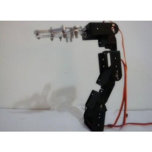 4 Dof Robot Arm Vehicle-Mounted Robotic Manipulator For Smart Car Tank Chassis+Mechanical Claw+4PCS High Torque Servo DIY RC Toy