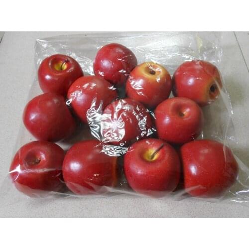8cm small apple Simulation fruit Mini Fruit model simulation fruit vegetable set fake fruit decorative accessories