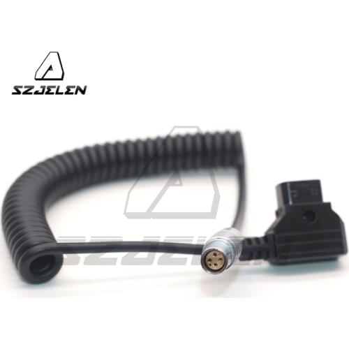 Anton Bauer Power Tap D-Tap to Right Angle 6pin (4+2) Female Power Cable for Red Scarlet & Epic