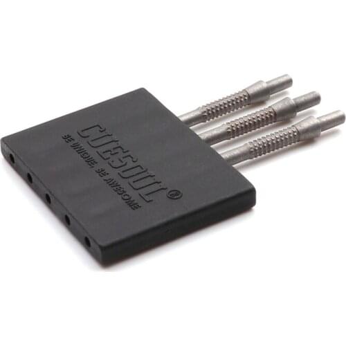 CUESOUL TOUCH POINT II Replacement Dart Steel Grooved Points Collar Design Steel Tips,Pack of 3pcs