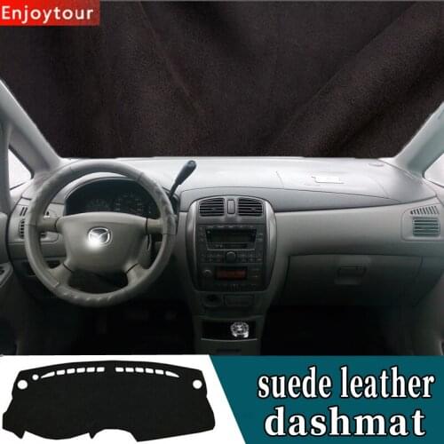 For Mazda Premacy Mazda5 1999 2001 2002 2003 Suede Leather Dashmat Dashboard Cover Pad Dash Mat Car-styling Accessories Carpet