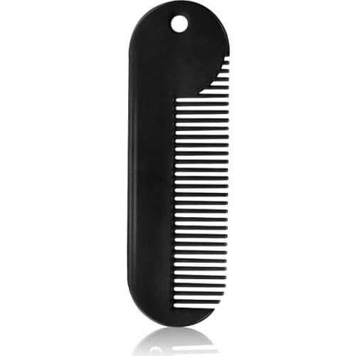 Mini beard comb beard style portable jewelry metal beard comb
