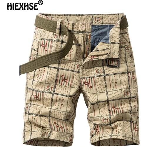 2021 Summer New Style Plaid Pattern Cotton Casual Shorts Overalls Tide Brand Mens British Street Style Fashion Harajuku Shorts
