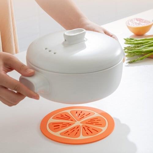 Spoon Pad Food Grade Silicone Heat-resistant Placemat Tray Pad Drink Glass Coaster Anti-scalding Kitchen Tool Nonslip Pads Hot