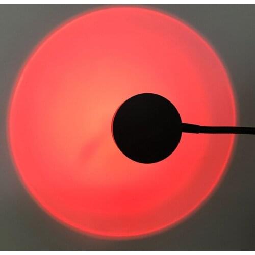 Sunset Projection Aesthetic Lamp USB Photography Background for Home Living Room Bedroom Decoration Car Interior Lamp