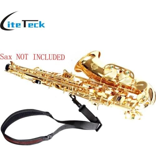 Adjustable Saxophone Sax Neck Strap Cotton and Nylon Strap Padded with Hook Clasp Light-weight and Compact