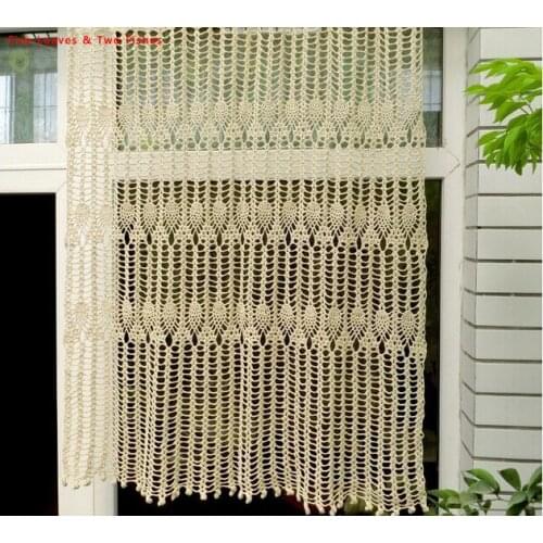Christmas decorations Handmade Crochet Flowers woven Cotton Curtains Furniture Cover cloth Bed Cover
