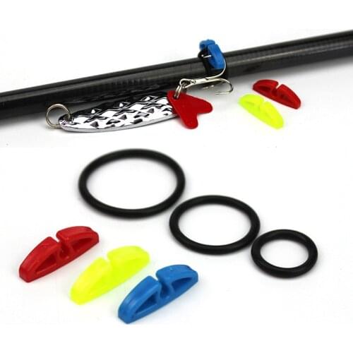 Fishing Accessories Plastic Fishing for Fishing Rod Fishing Lures Keeper Plastic Holder Clip Tackle Tool