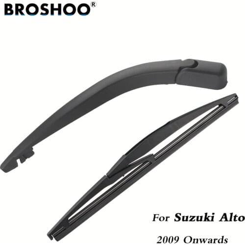 BROSHOO Car Rear Wiper Blades Back Windscreen Wiper Arm For Suzuki Alto Hatchback (2009 Onwards) 255mm,Windshield Car Styling