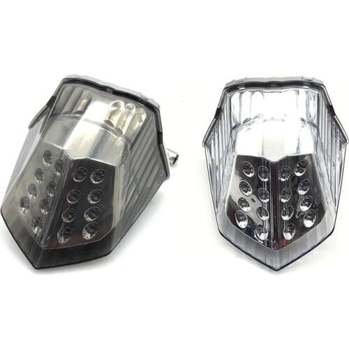 Motorcycle LED Tail Lights Brake Rear Turn Signals Integrated Light for YAMAHA XJ6 FZ6 Diversion 600 2009 - 2014