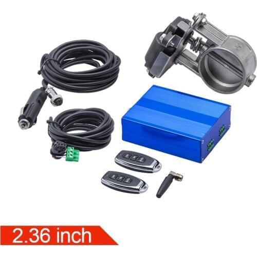 2.0/2.36/2.5/3.0inch size exhaust cutout valve electric valve control with remote control