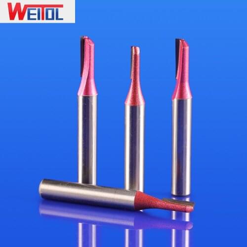 Weitol free shipping 1pcs 1/2 inch single flute straight bit Woodworking Milling cutter Trimming machine bit electric Router