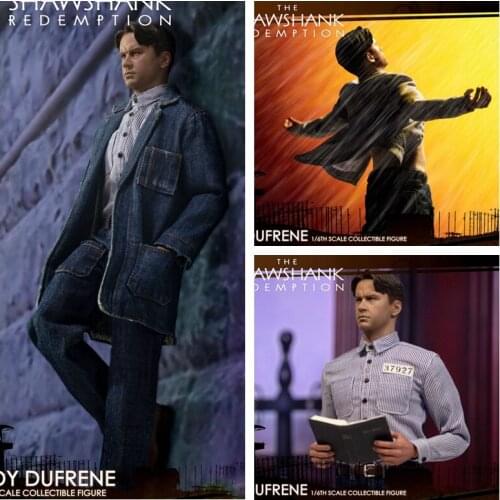1/6 Scale Collectible Figure Doll The Shawshank Redemption Prison Banker Andy Dufrene 12" Action Figures Plastic Model No Box
