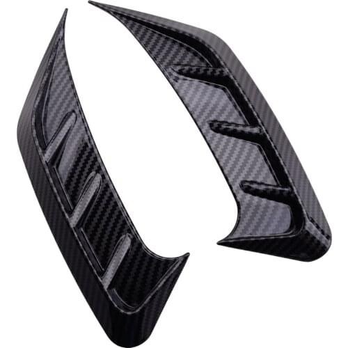1 Pair Car Rear Headlight Eyebrow Eyelid Cover Trim Frame Decor ABS Carbon Fiber Style Fit For Audi A4 B9 2020