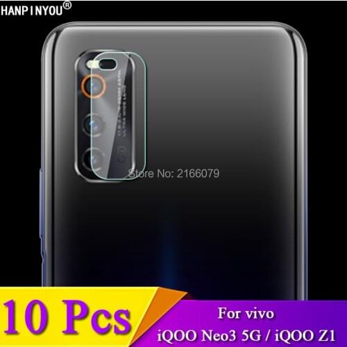 10Pcs For vivo iQOO Neo3 5G iQOO Z1Anti-Scratch Clear Rear Camera Lens Protective Protector Cover Soft Tempered Glass Film Guard