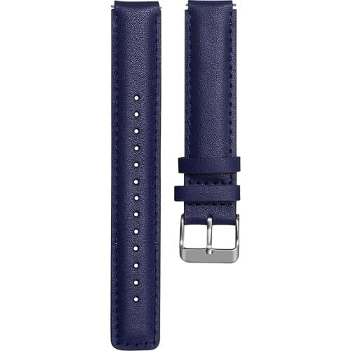 16mm Leather Watchband Black Grey Brown Genuine Leather Watch Strap 16mm Quick Release Watch Belt Handmade for HUAWEI TalkBand 6