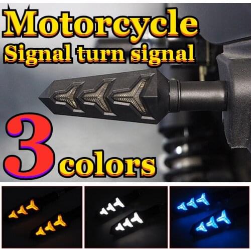 Motorcycle LED Flashing Lights Warning Highlight Waterproof Professional Flowing Bendable Tail Flasher Indicator 2PCS Outdoor