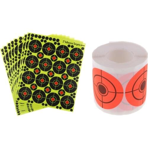410pcs Paper Target Self-adhesive Archery Target Stickers Dia. 5cm