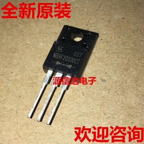 Brand new original MBRF20200CT MBRF20200 20A 200V TO-220F Schottky diode imported from stock
