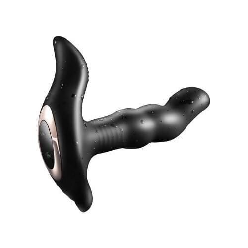 Anal Butt Plug Vibrator Adult Sex Toys for Men Prostate Massage Rotation Anal Vibrator Stimulator Remote Control Anal Erotic Toy