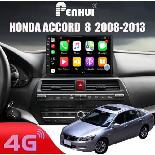 Android Car DVD GPS For Honda Accord 8 ( 2008-2012) Car Radio Multimedia Video Player Navigation GPS Android 10.0 Double Din