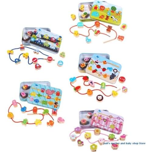 67JC Mini Portable Wooden Blocks Play Toys Multicolor Optional Table Games Best Gift