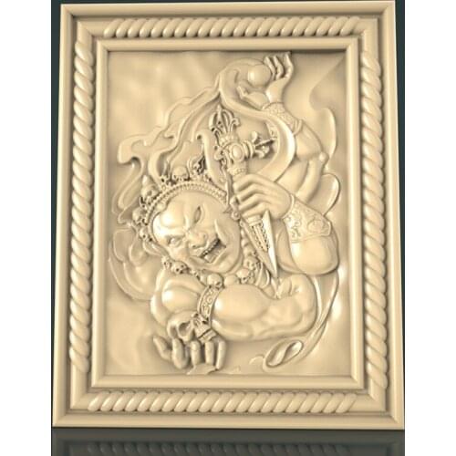 Devil 3D Model Relief for CNC Router 3D Printer Artcam Aspire in STL File Format