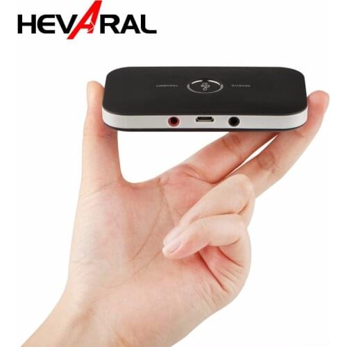HEVARAL 2 IN 1 Wireless Transmitter Receiver Bluetooth Adapter For Headphones Speaker For TV With RCA Cable 3.5mm Jack Adaptador