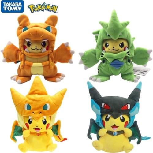 20cm Pokemon Toys Stuffed Plush Dolls Cartoon Movie SUN&MOON Anime Figures Pikachu Cosplay Action Plush Kids Toy Christmas Gift