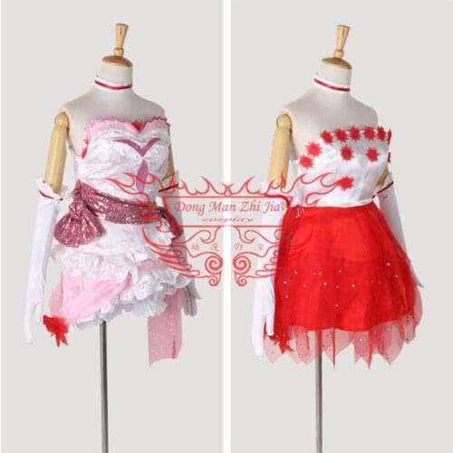 Love Live Cosplay Costume Nishikino Maki Transform Outfit Maid Dress Halloween Carnival Cos 2 Pieces/Set Dress*2