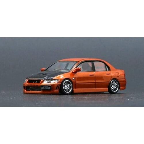 BMC 1/64 Mitsu_bishi Lancer Evolution VII Orange Limited Edition Diecast Car Model