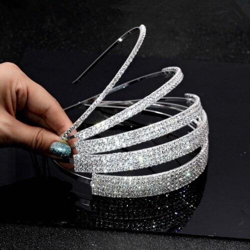 Sweet and Romantic Princess Wedding Bridesmaid headdress crown classic Rhinestone Jewelry hairdressing bridal headdress