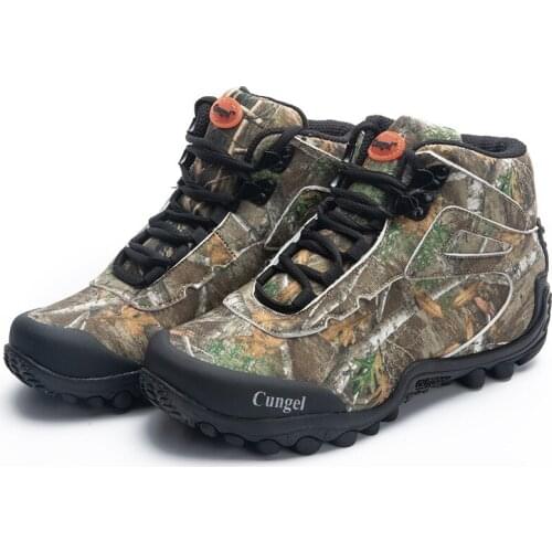 Outdoor Mountaineering Shoes Trekking Camping Hunting Shooting Combat Climbing Army Anti-slip Sports Top Anti Kick Mens Boots