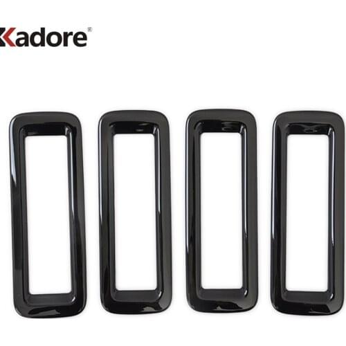 For Toyota Voxy Noah R80 2014 2015 2016 2017 2018 Roof Rear Air Confitioner AC Vent Outlet Cover Stickers Decor Mold Trims