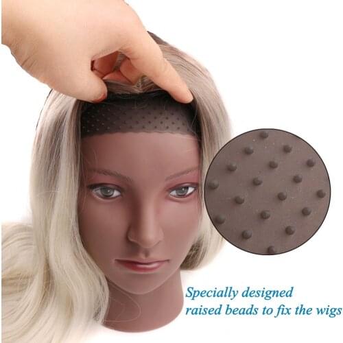Non Slip Wig Grip Headband Transparent Silicone Wig Band Adjustable Elastic Band For Wigs Headband for Wig Secure Wig Gripper