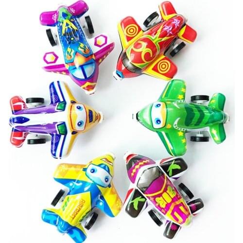 New Cute Cartoon Animals Model Mini Plane Toy Pull-back Style Educational Toy for Kids Toddlers