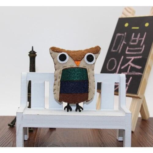 Newest Women Brooches Pin Fashion Cute Patchwork Owl Children Shirt Brooch Clothing Accessories Popular Jewelry