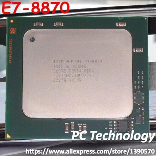E7-8870 Original Intel Xeon E7 8870 2.4GHz 30MB 10CORES 22NM LGA1567 130W Processor free shipping