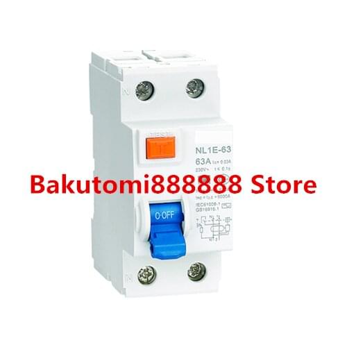 Leakage Protector Leakage Circuit Breaker NL1E-63 1P+N