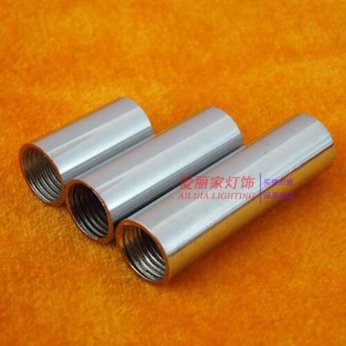20PCS 3 Size M10 Connector The Inner Tooth Straight Pieces Of Iron Pipe Fittings Chrome Plating