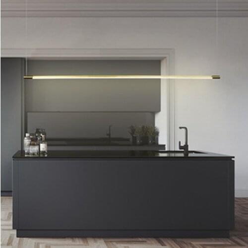 Modern minimalist Nordic restaurant chandelier creative personality led bar dining table study office lighting