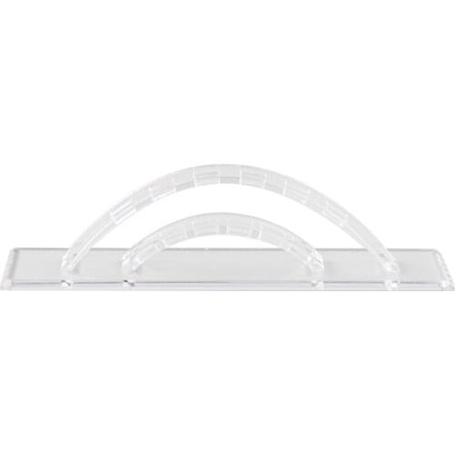 6 Holes Transparent Acrylic Grafting Eyelash Tweezers Holder Storage Rack Eyelash Extension Clips Display Stand Holders Tools