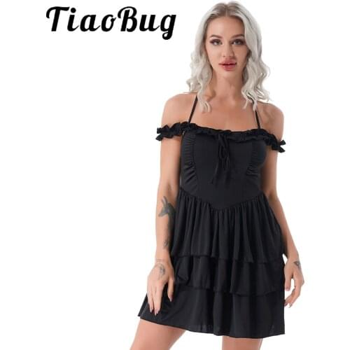 TiaoBug Off-the-shoulder Summer Dresses