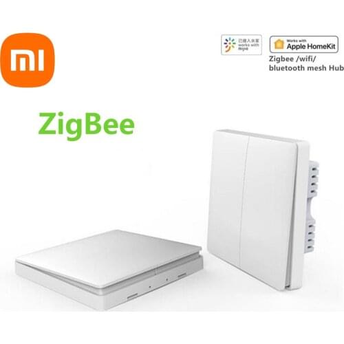 Aqara smart Wall Switch / Wireless Key Smart light switch single fire wire Zigbee remote Control via xiaomi mi Home mijia APP