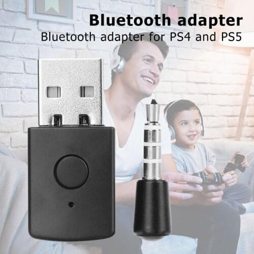 USB Bluetooth Adapters BT 4.0 USB Wireless Audio Adapter Headset Dongles Earphone Receiver Transmitter for PS4 PS5 Controller