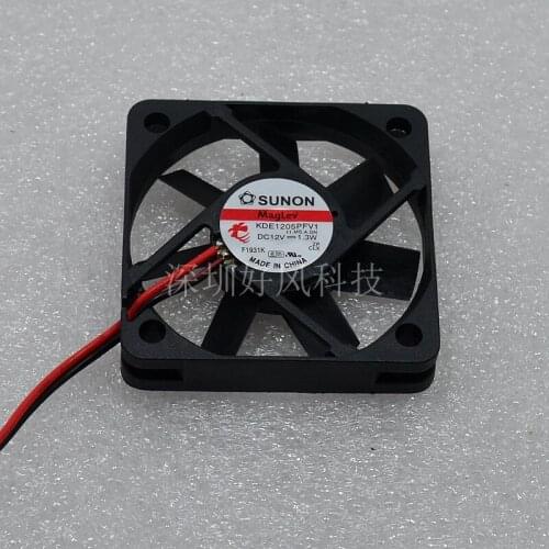 SUNON KDE1205PFV1 Server Cooling Fan DC 12V 1.3W 50x50x10mm 2-wire