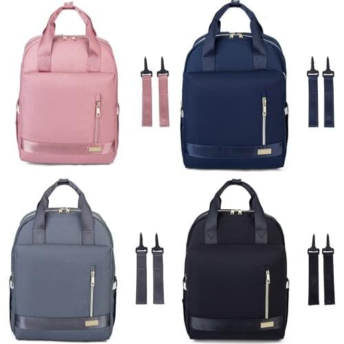 Fashion Mummy Maternity Nappy Diaper Bag Waterproof Large Capacity Travel Backpack Nursing Bags for Baby Care with Stroller Hook