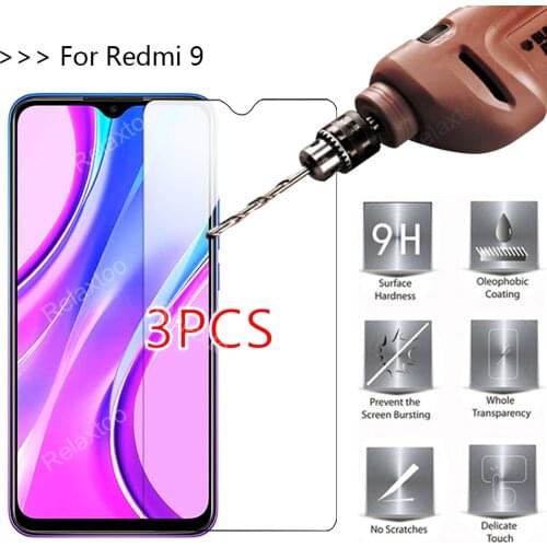 3pcs Glass screen protectors For Redmi 9 Protective Glass for Xiaomi Redmi 9A for Xiaomi Redmi 9C k20 pro k20 Tempered Glass
